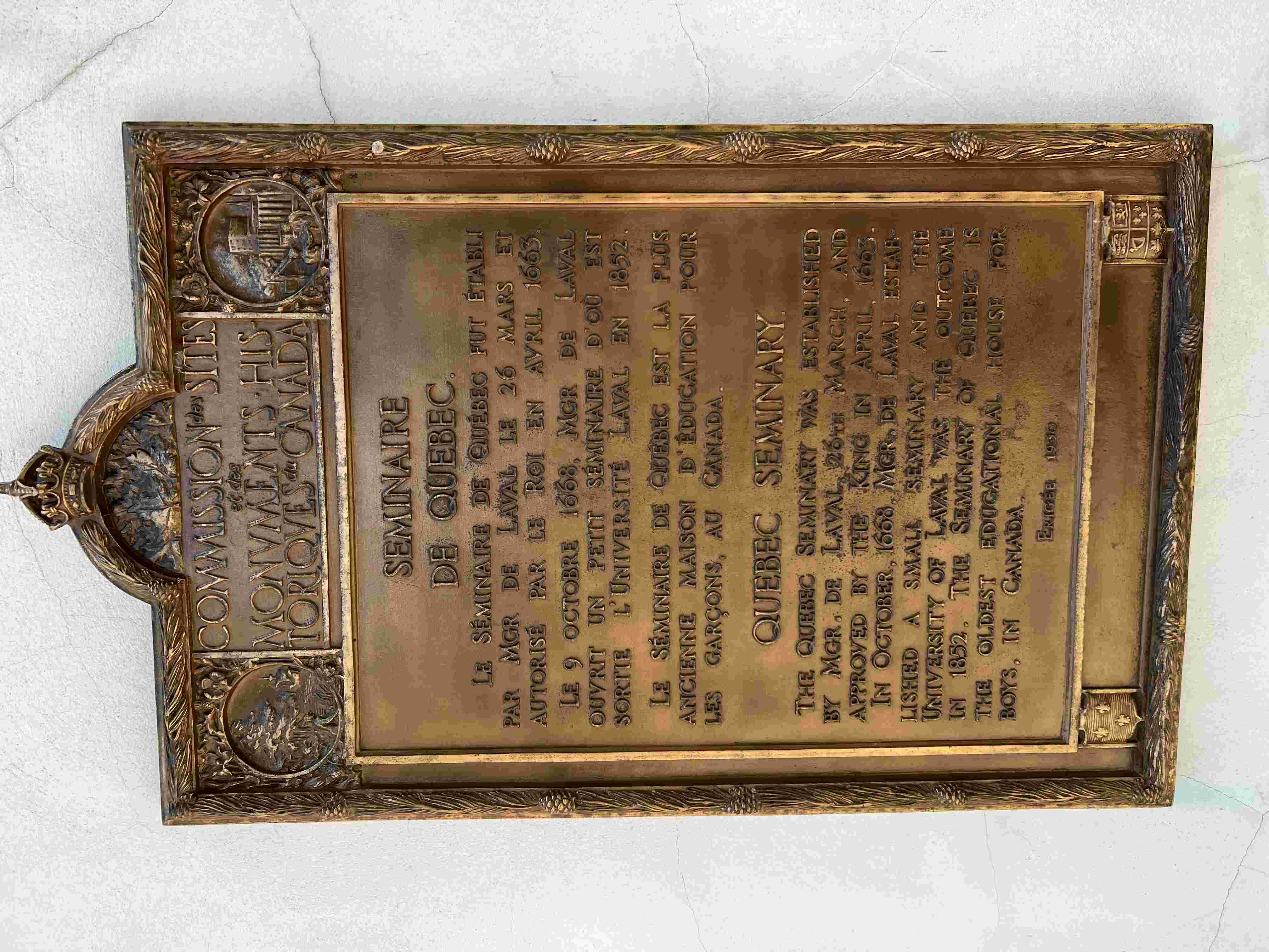 Planning a trip to Canada the Quebec Seminary